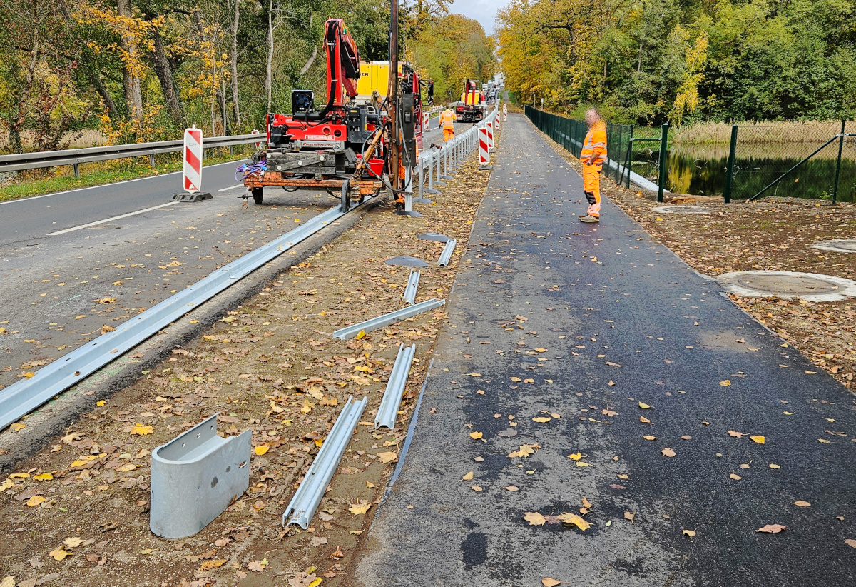 Seddin: Der Bau des Radweges liegt im Plan